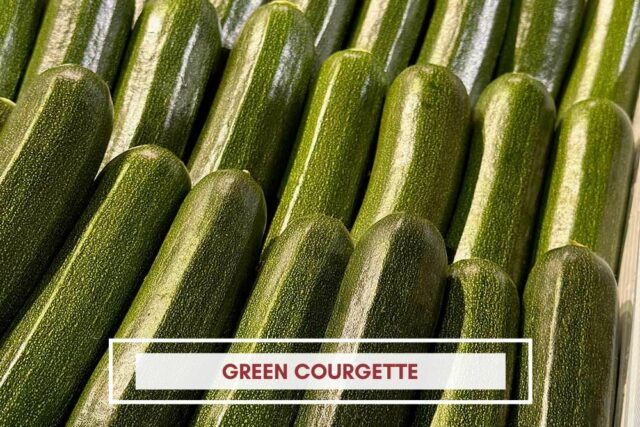 green courgette