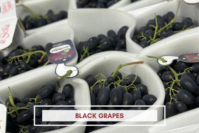 black grapes